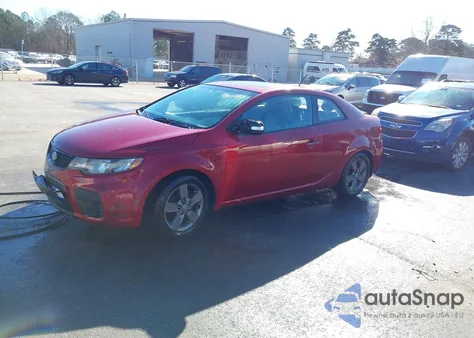 2010 Kia Forte Koup Ex from USA, damaged, VIN KNAFU6A2XA5291867